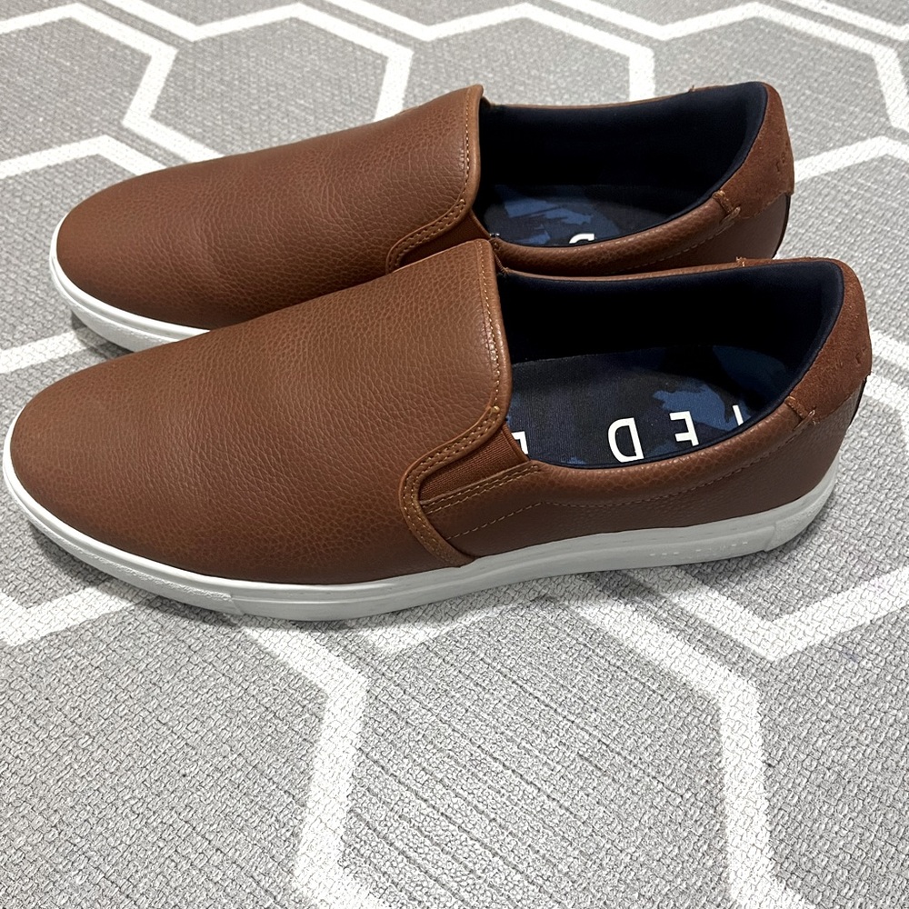 Men’s Ted Baker Leather Slip On Sneakers Shoes